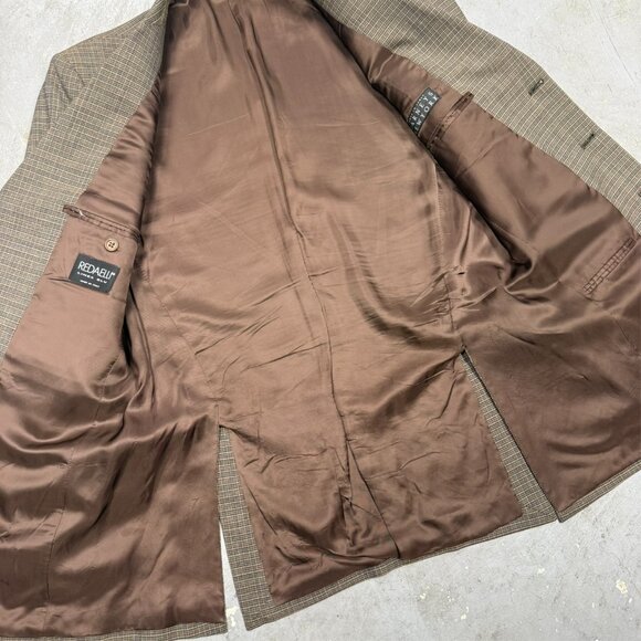 Barneys New York Redaelli Hopsack Blazer Loro Piana 110s Sport Coat Italy 42 L - Picture 6 of 10
